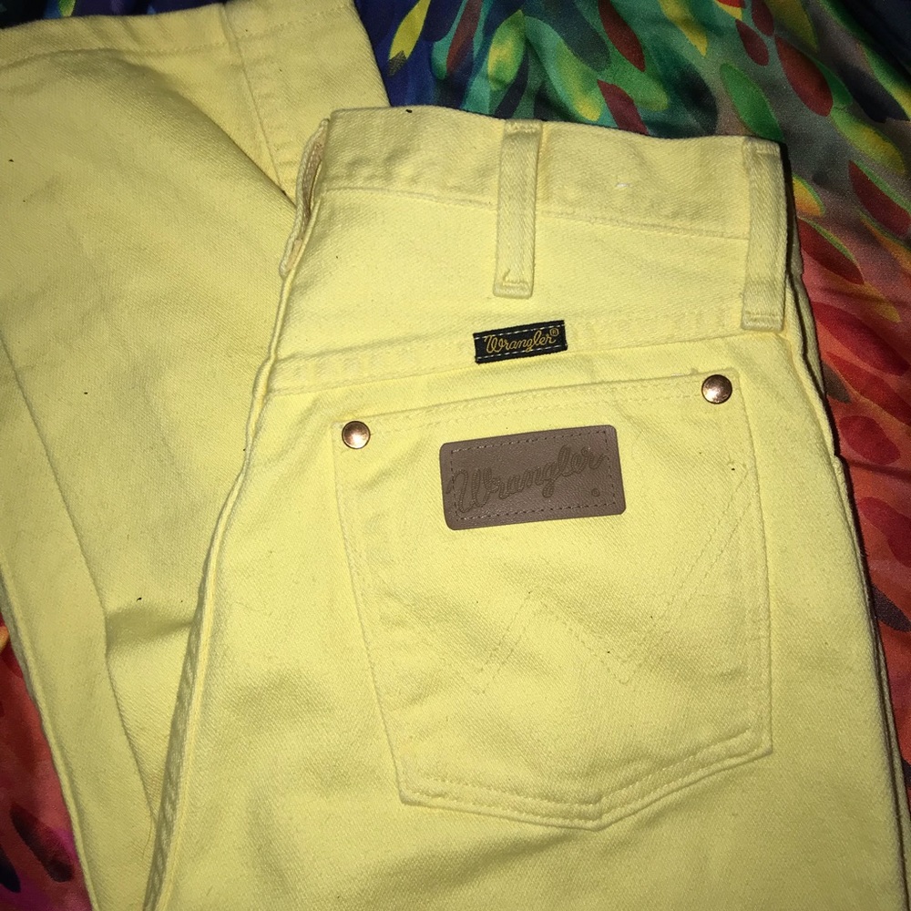 Pastel Yellow Wranglers
